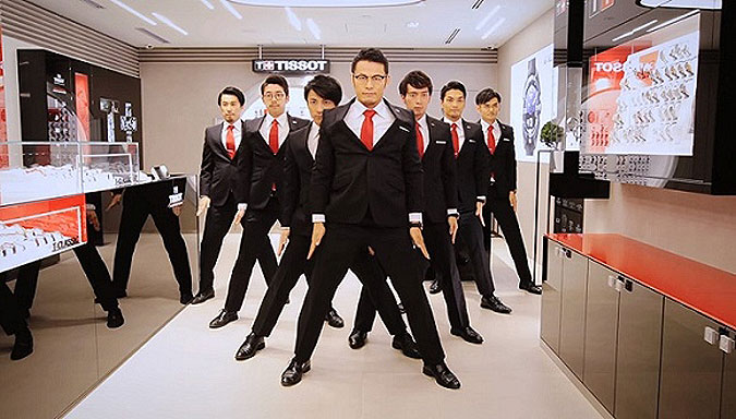 日本天梭表营销活动