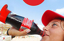 以色列可口可乐营销活动 可乐自拍器