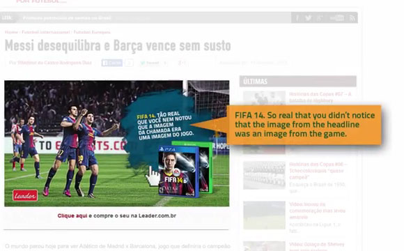 FIFA2014创意图片营销