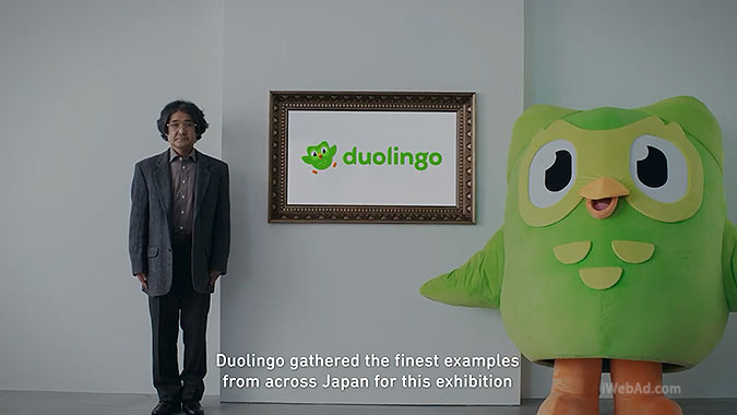 日本语言学习公司Duolingo创意活动