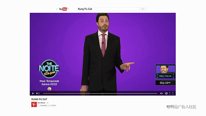 巴西SBT电视台Youtube贴片创意广告