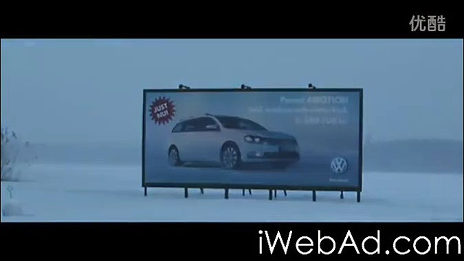 大众帕萨特车型瑞典营销《积雪厚度》