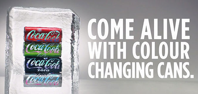 可口可乐澳洲营销活动策划 可以变颜色的可乐