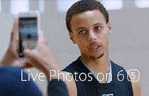 NBA球星库里代言iPhone 6s广告