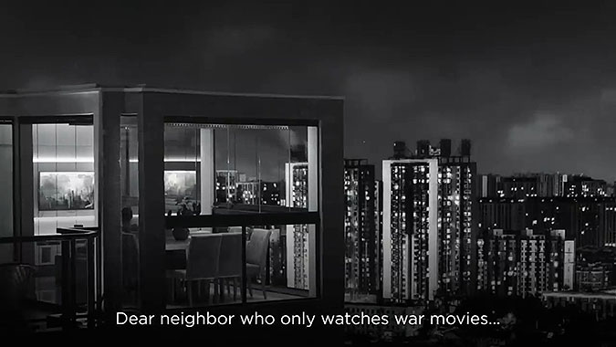 Bose耳机疫情创意 亲爱的邻居