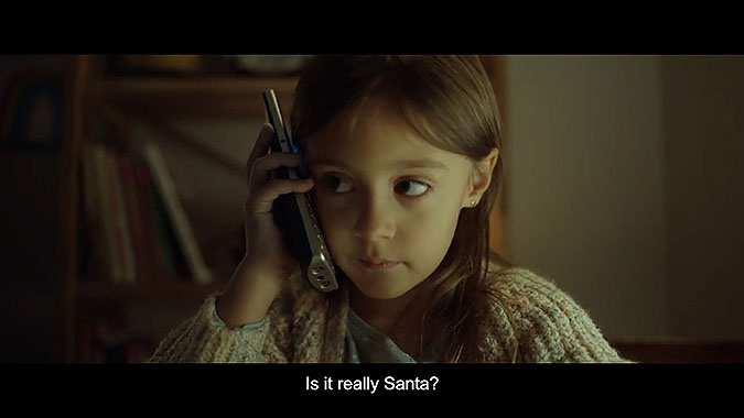 法国电信Bouygues2019圣诞节广告 圣诞老人电话