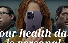 苹果健康应用隐私广告 医院候诊室