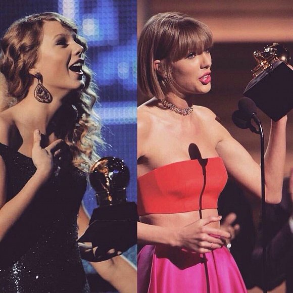 格莱美宣传广告 Taylor Swift获奖感言