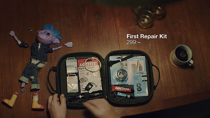 瑞典电商网站Clas Ohlson广告 毛绒玩具