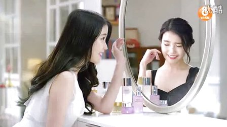 韩国艺人IU代言化妆品广告