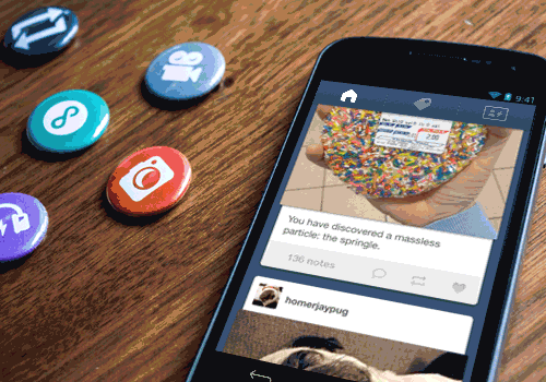 Tumblr推移动广告