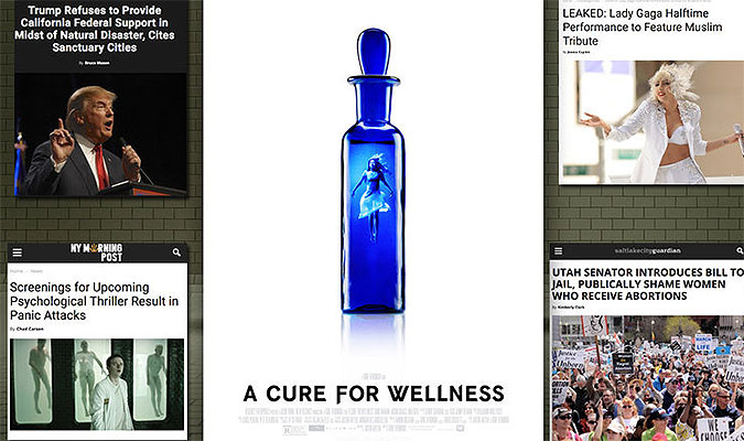 这个被广泛传播的假新闻，其实是惊悚片《救命解药》的预热广告