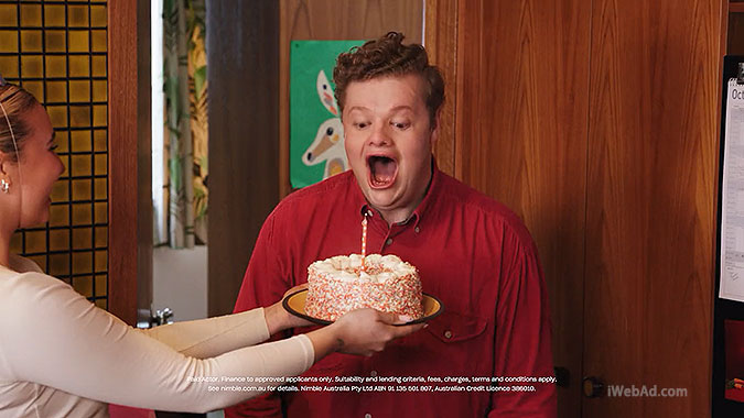 线上金融公司Nimble幽默广告 掉下巴的比尔