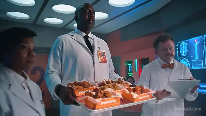 快餐连锁店Popeyes2024超级碗广告 未来世界