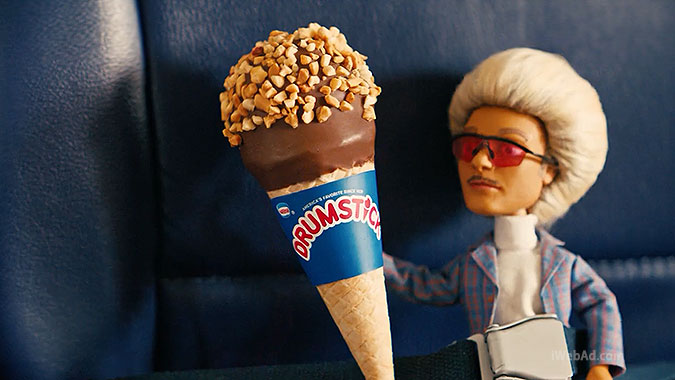 冰淇淋品牌Drumstick2024超级碗广告 空中救援