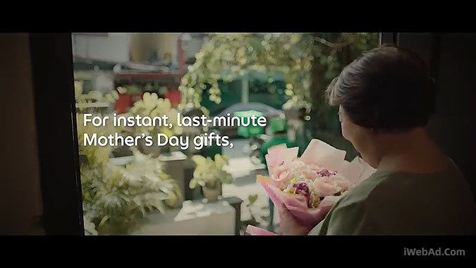 菲律宾外卖服务Grap母亲节广告 及时的礼物