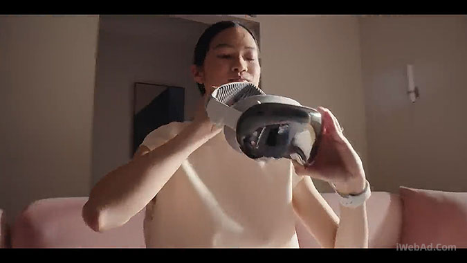 Apple Vision Pro虚拟现实设备上市宣传广告 准备好了