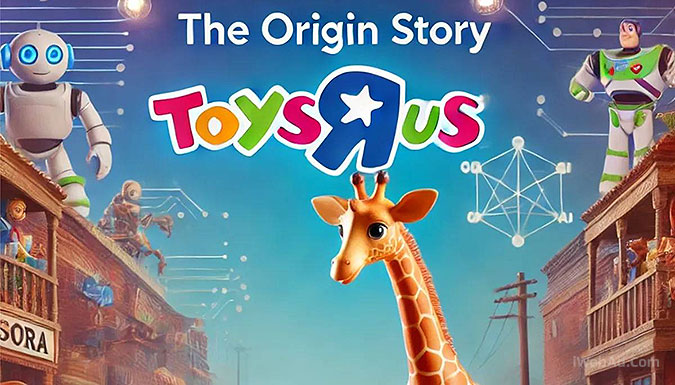 玩具反斗城用Sora人工智能生成了一段品牌广告