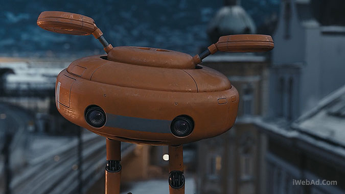 瑞士超商Migros2021圣诞节广告 无人机