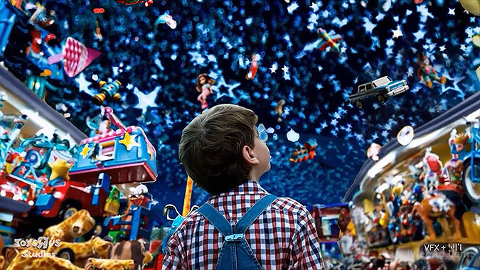 玩具反斗城完全用AI生成来一段品牌广告